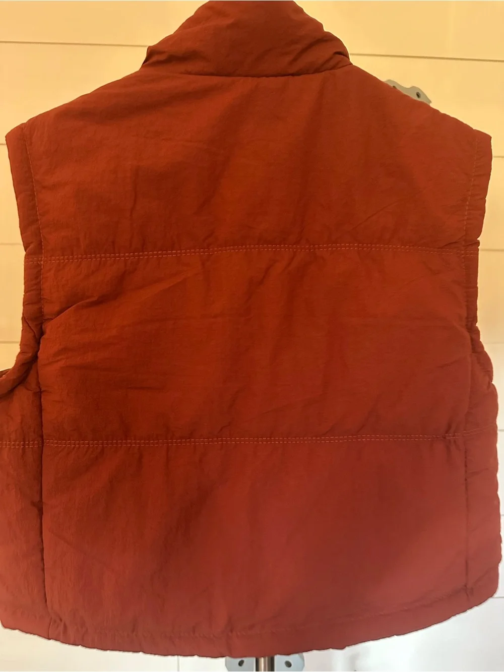 #74 Thread & Supply Rust Red Puffer Vest